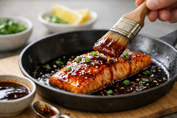 How to Glaze Salmon With Sauce Right