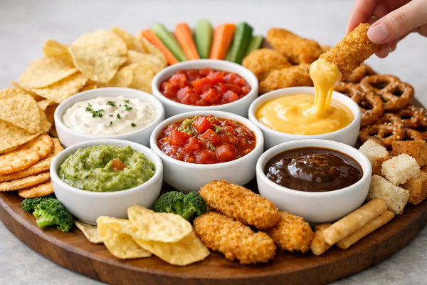 Party Platter Dipping Sauce Example Ideas