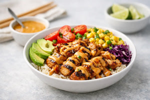 Weeknight Chicken Bowl Sauce Example That Pops