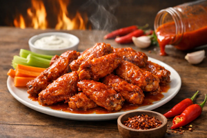 Gluten Free Wing Sauce That Brings Heat
