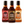 BOLD & FEARLESS Signature Sauce Variety Pack featuring Korean BBQ, Ginger Teriyaki, and Sesame Buffalo sauces.