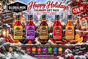 GLOBAL WOK CULINARY GIFT PACK - 5 PACK | HOLIDAY EDITION