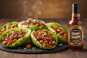 Chicken lettuce wraps with Ginger Teriyaki