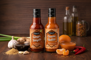 Global Wok Sauce Bottles with Sauce Ingredients